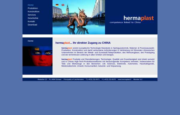 Vorschau von www.hermaplast.li, Hermaplast AG
