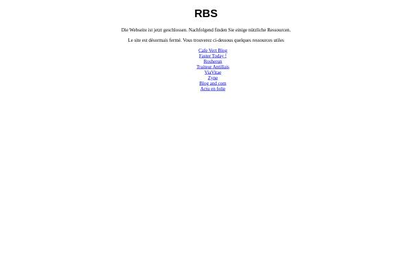 Vorschau von www.rbs.lu, RBS – Center fir Altersfroen a.s.b.l.