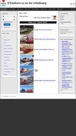 Vorschau der mobilen Webseite rail.lu, Association Luxembourgeoise des Amis des Chemnis de Fer a.s.b.l.