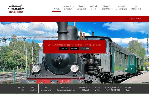 Vorschau von www.train1900.lu, Train1900 - AMTF, Association des Musée et Tourisme Ferroviaires