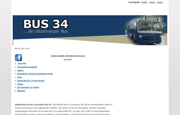 Vorschau von www.bus34.lu, Association Bus 34 a.s.b.l.