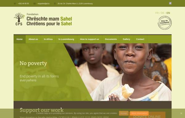 Fondation Chrëschte mam Sahel – Chrétiens pour le Sahel (CPS)