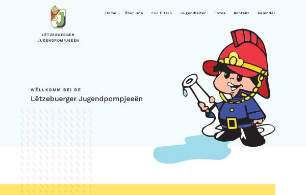 Vorschau von www.jugendpompjeeen.lu, Jugendfeuerwehr Luxemburg