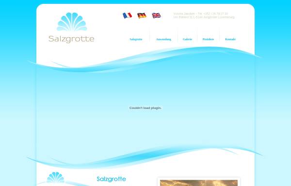 Vorschau von www.salzgrotte.lu, Salzgrotte Luxemburg - Inh. Victoria Jakobek