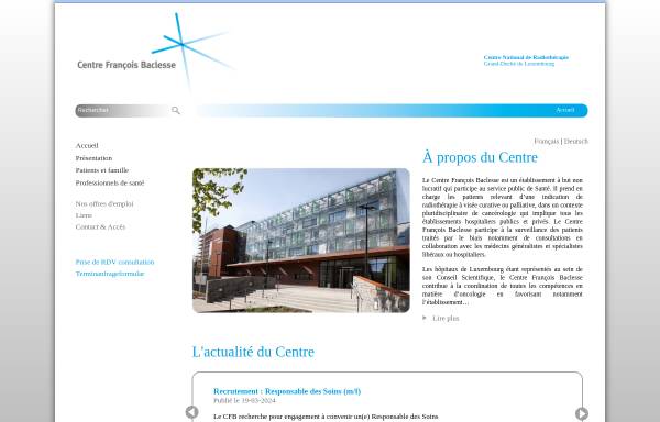 Centre François Baclesse - Centre National de Radiothérapie