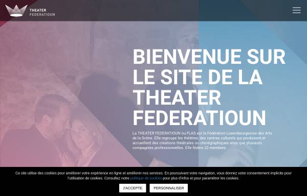 Vorschau von www.theatre.lu, Fédération Luxembourgeoise des Théâtres a.s.b.l.