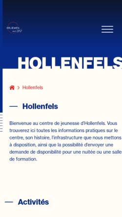 Vorschau der mobilen Webseite hollenfels.snj.lu, Die Hauptwuchsgebiete Luxemburgs mit ihren charakteristischen Pflanzengesellschaften im näheren Umfeld einiger Schulzentren - Corinne Nähren