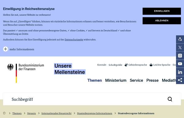 Vorschau von www.bundesfinanzministerium.de, Bundesfinanzministerium - Luxemburg - Staatenbezogene Informationen