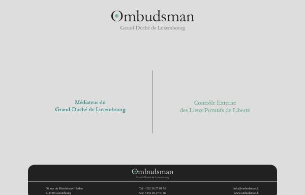 Ombudsmann und Bürgerbeauftragte Luxemburg