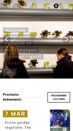 Vorschau der mobilen Webseite mhvl.lu, Musees de Histoire de la Ville de Luxembourg