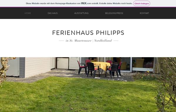 Vorschau von www.ferienhaus-philipps.de, Ferienhaus Philipps