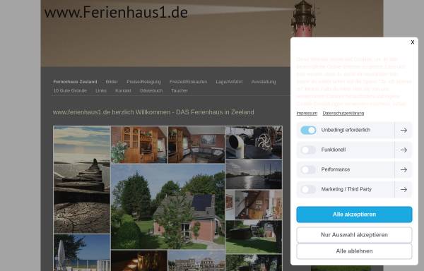 Vorschau von www.ferienhaus1.de, Ferienhaus1.de