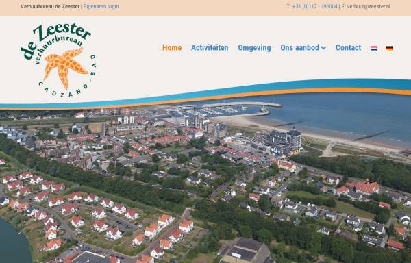 Vorschau von www.zeester.nl, Ferienwohnungen Oase, Cadzand-bad