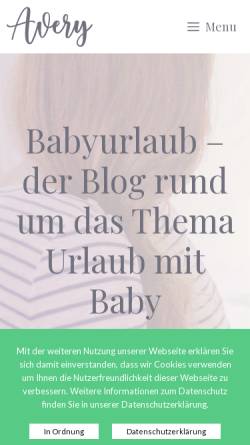 Vorschau der mobilen Webseite www.babyurlaub.at, Babyhotels und Kinderhotels in Österreich