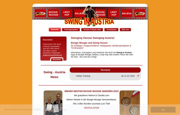 Vorschau von www.swing-austria.com, WBRRV Swing in Austria