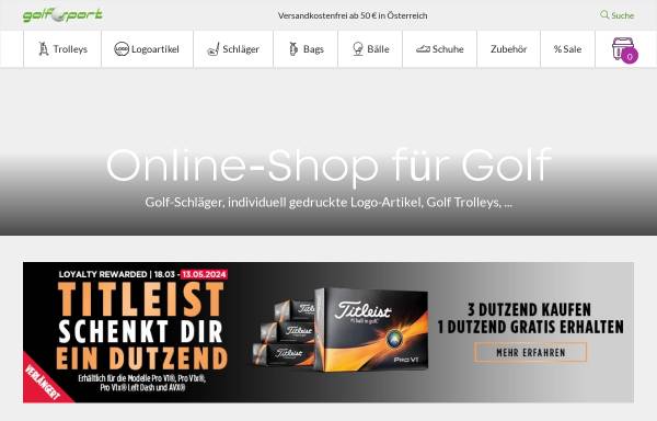 Vorschau von www.golfsport.at, Fritz Walter OG