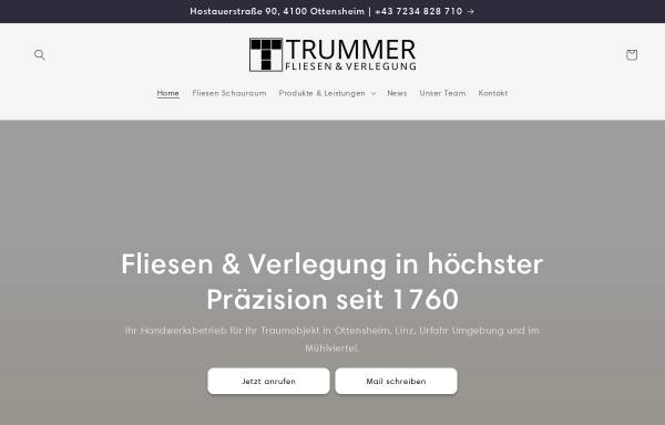 Vorschau von www.trummer.at, Erwin Trummer GmbH