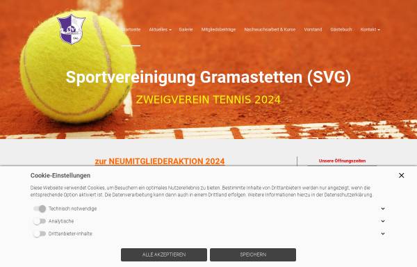 Vorschau von www.svg-tennis.at, SVG - Sektion Tennis Gramastetten