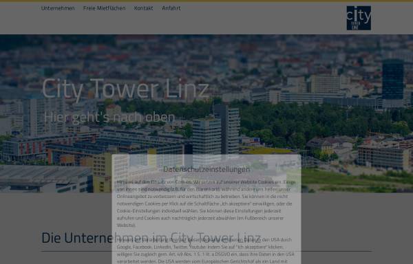 Vorschau von www.citytowerlinz.at, City Tower Linz