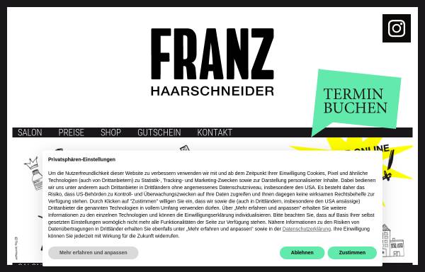Vorschau von www.haarschneiderfranz.at, Haarschneider Franz