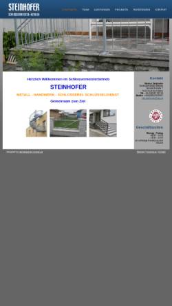 Vorschau der mobilen Webseite www.metall-hand-werk.at, Schlossermeister Steinhofer