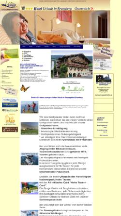 Vorschau der mobilen Webseite www.kaserer.at, Landhotel Kaserer