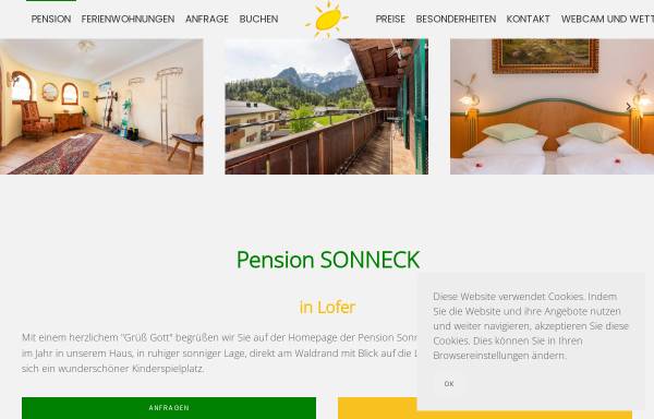 Vorschau von www.pension-sonneck.com, Pension Sonneck