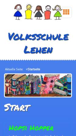 Vorschau der mobilen Webseite www.vs-lehen1.salzburg.at, Volksschule Lehen 1