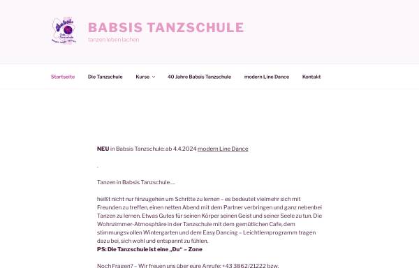 Vorschau von www.babsis-tanzschule.com, Babsi's Tanzschule
