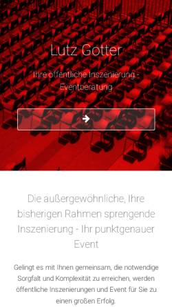 Vorschau der mobilen Webseite www.lutzgotter.de, Gotter, Lutz
