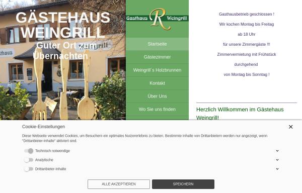 Vorschau von www.weingrill.info, Gasthaus Weingrill