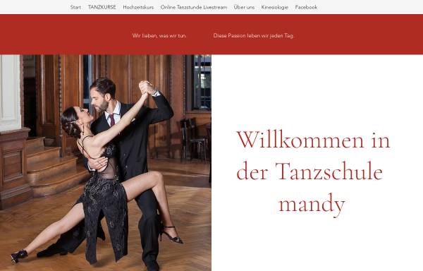 Vorschau von www.tanzschule-mandy.com, Tanzschule Mandy
