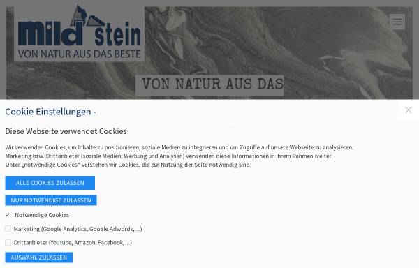Vorschau von mildstein.com, Steinmetzbetrieb Karl Mild Stein GesmbH