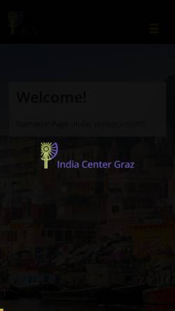 Vorschau der mobilen Webseite www.indiacentergraz.at, Masala food & culture
