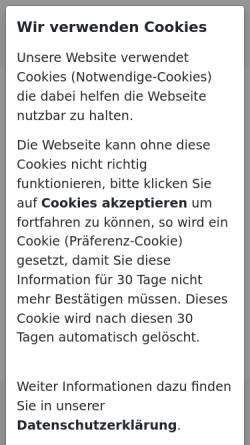 Vorschau der mobilen Webseite www.dasmesser.at, Messerschmied Wohlgenannt