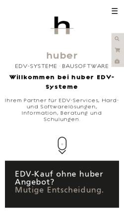 Vorschau der mobilen Webseite huberedv.at, Huber EDV GmbH