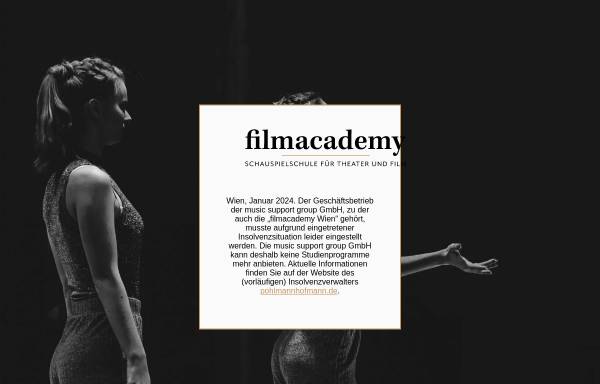 Vorschau von www.filmacademy.at, 1st Filmacademy