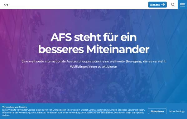 Vorschau von www.afs.at, AFS Wien