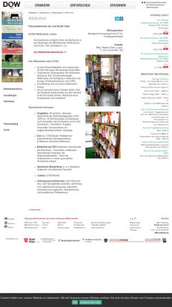 Vorschau der mobilen Webseite www.doew.at, Bibliothek des Dokumentationsarchivs des österreichen Widerstandes