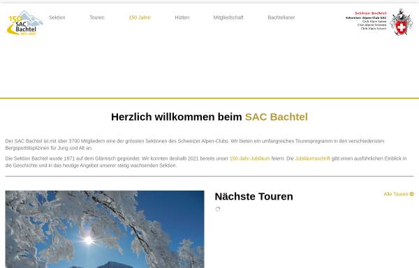 Vorschau von www.sac-bachtel.ch, SAC Sektion Bachtel