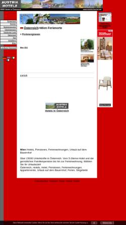 Vorschau der mobilen Webseite www.austria-tourist.net, Austria Hotels: Wien
