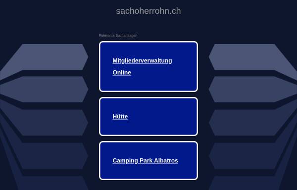 Vorschau von www.sachoherrohn.ch, SAC Sektion Hoher Rohn