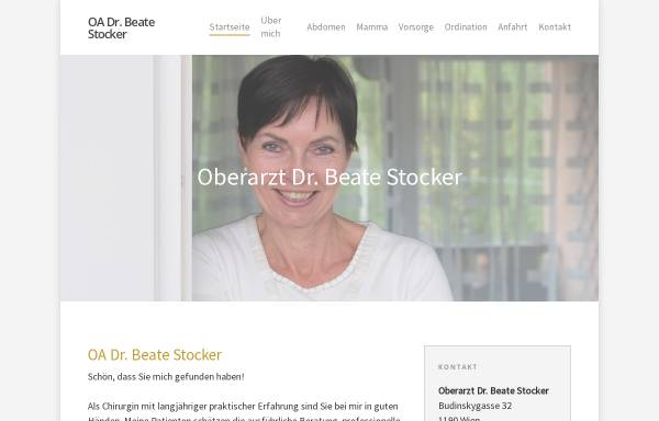 Vorschau von www.drstocker.at, Stocker, Dr. Beate