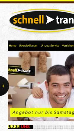 Vorschau der mobilen Webseite www.schnelltrans.at, SchnellTrans KG