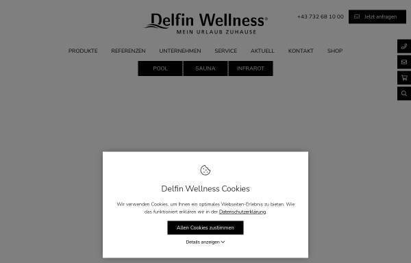 Vorschau von www.delfin-wellness.at, Delfin Wellness GmbH
