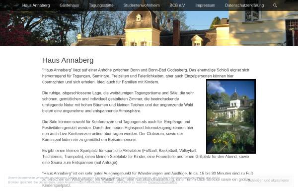 Vorschau von www.annaberg.de, Baltischer Christlicher Studentenbund e.V