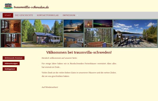 Vorschau von www.traumvilla-schweden.de, Ferienhaus Lugnet