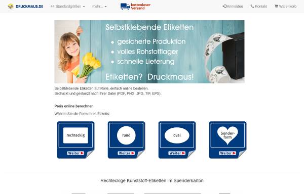 Vorschau von www.druckmaus.de, Versandhausdruckerei Puhl GmbH