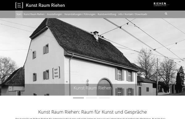 Vorschau von www.kunstraumriehen.ch, Kunst Raum Riehen