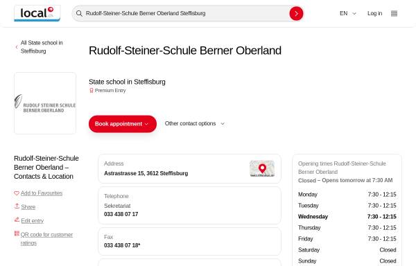 Rudolf Steiner Schule Steffisburg